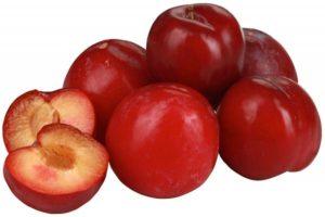 Description et caractéristiques de la variété de prune Red Ball, plantation et entretien