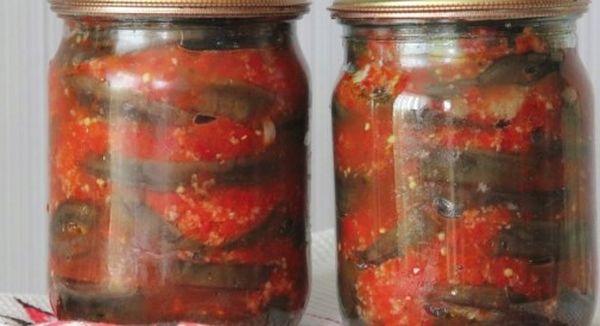 baklažán s paradajkami