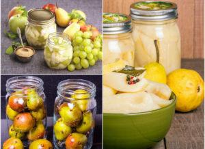 9 eenvoudige recepten voor het maken van ingelegde peren voor de winter