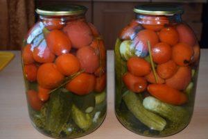 10 geriausių agurkų ir pomidorų žiemai receptų