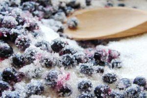 9 geriausi receptai mėlynių su cukrumi gamybai žiemai be virimo