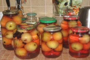 Ein köstliches Rezept für die Herstellung von Apfelkompott für den Winter