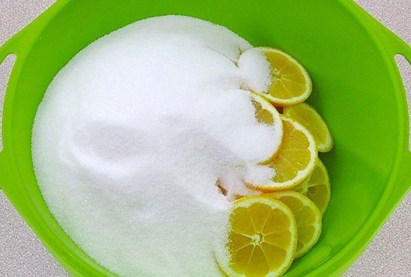 citron pokrytý cukrem