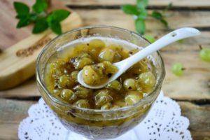 10 beste recepten voor kruisbes-smaragdgroene jam voor de winter