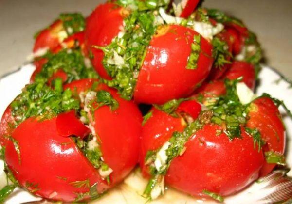 stuffing in tomatoes