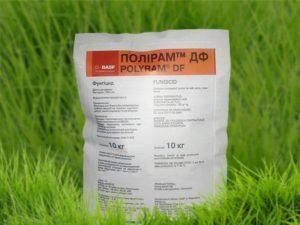 Instruktioner för användning av fungicid Poliram och konsumtionshastigheter
