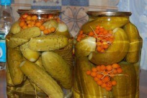 4 beste recepten voor ingeblikte rowan-komkommers voor de winter