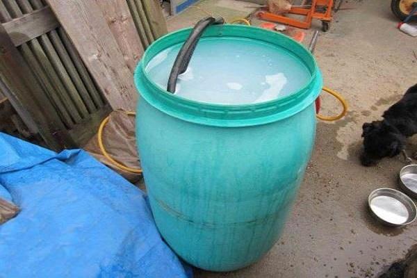 barril de agua