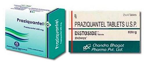 thuốc Praziquantel.