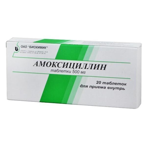 Fármaco amoxicilina